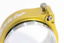 Load image into Gallery viewer, GReddy 3.5 Inch Gold Anodized Aluminum Boost Tube Clamp Set | 22420350

