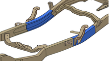 Load image into Gallery viewer, Rustbuster Leaf Spring Frame Section Right Side
