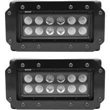Load image into Gallery viewer, Westin HDX Flush Mount B-FORCE LED Light Kit (Set of 2) w/wiring harness - Black Westin
