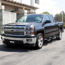 Load image into Gallery viewer, Westin 14-18 Chevrolet Silverado 1500 DC 6.5ft Bed HDX Stainless Drop W2W Nerf Step Bars - Tex. Blk Westin
