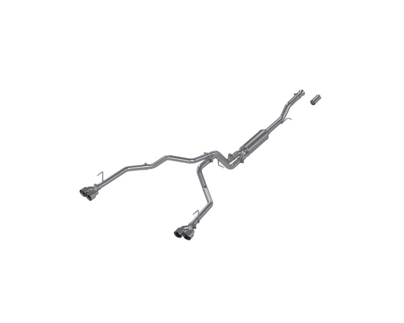 MBRP 21-24 Chevrolet Suburban XL 5.3L 3in Aluminized 2.5in Dual Split Carbon Fiber Cat-back MBRP