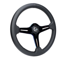 Load image into Gallery viewer, NRG Light Weight Gaming Steering Wheel - 350mm 3 NeoChrome Silver Spokes Perforated Leather | ST-018MC-PR
