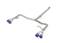 aFe Takeda 21-24 Kia K5 GT L4-2.5L (t) SS Axle-Back Exhaust System w/ Blue Flame Tips aFe