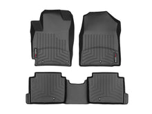 Load image into Gallery viewer, Weathertech 2017+ Hyundai Elantra Front &amp; Rear Floorliners - Black | 44925-1-2
