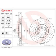 Brembo OE 00-04 Ferrari 360 Drilled Standard Brake Disc | 09.7267.50