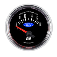 Autometer Ford 2-1/16in. 18V Electric Voltmeter Gauge | 880823