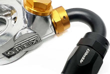 Load image into Gallery viewer, GReddy Oil Cooler Center Bolt AN Fitting 150 degree #10 | 12402155
