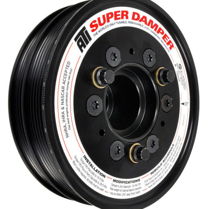 ATI Damper - 6.78In - AL - 10 & 6 Grv - 2011+ Ford Coyote 5.0 Mustang (OEM Diameter w/AC Pulley) ATI