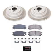 Power Stop 90-99 Subaru Legacy Rear Semi-Coated Rotor Kit | SC448