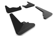 Rally Armor 21-24 Tesla Model S/ S Plaid Black UR Mud Flap w/Metallic Black Logo Mud Flaps Rally Armor   