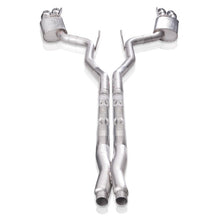 Load image into Gallery viewer, Stainless Works 18-21 Ford Mustang GT 3in Legend Series Catback X-Pipe w/Quad Tips w/o Active Valves
