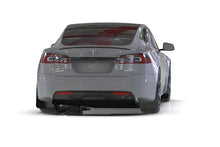 Load image into Gallery viewer, Rally Armor 21-24 Tesla Model S / S Plaid Black UR Mud Flap w/Red Logo Mud Flaps Rally Armor   
