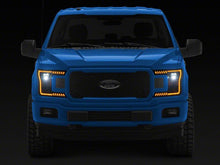 Load image into Gallery viewer, Raxiom 18-20 Ford F-150 LED Halo Surround Headlights with Amber DRL- Black Housing- Clear Lens | T583568
