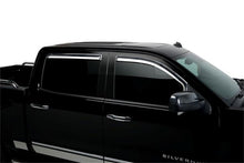 Load image into Gallery viewer, Putco 14-18 Chevy Silverado LD - 4 Door - Crew Cab Element Chrome Window Visors Wind Deflectors Putco
