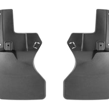 Load image into Gallery viewer, WeatherTech 20-24 Jeep Gladiator Sport/Sport S w/Max Tow Pkg No Drill Rear MudFlaps - Black WeatherTech
