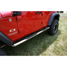 Load image into Gallery viewer, Rugged Ridge 3-In Round Side Step SS 07-18 Jeep Wrangler Unlimited JK Rugged Ridge

