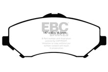 Load image into Gallery viewer, EBC 08-11 Chrysler Town &amp; Country 3.3 Ultimax2 Front Brake Pads Brake Pads - OE EBC   
