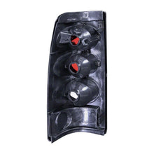 Load image into Gallery viewer, Raxiom 99-02 Chevrolet Silverado 1500 Fleetside Axial Series Tail Lights- Black - Red/Clear Lens | S112710
