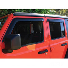 Load image into Gallery viewer, Westin 2018-2019 Jeep Wrangler JL Wade Slim Wind Deflector 2pc - Smoke Westin
