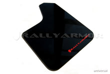 Load image into Gallery viewer, Rally Armor Universal Fit (No Hardware) Black UR Mud Flap w/ White Logo Mud Flaps Rally Armor   
