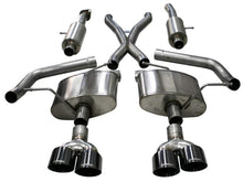 Load image into Gallery viewer, Corsa 2018-2021 Jeep Grand Cherokee TrackHawk 6.2L Sport Cat-Back Dual Rear Exit w/4.5in Black Tips Catback CORSA Performance
