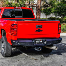 Load image into Gallery viewer, Westin 14-18 Chevy Silverado 1500 Pro-Series Rear Bumper - Textured Black Westin
