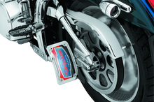 Load image into Gallery viewer, Kuryakyn Lighted Curved Vertical Side Mount License Plate Holder Kuryakyn
