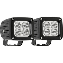 Load image into Gallery viewer, Westin Quadrant LED Auxiliary Light 3 inch x 2.5 inch Flood w/5W Cree (Set of 2) - Black Westin
