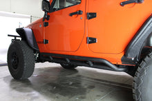 Load image into Gallery viewer, Fishbone Offroad 07-18 Jeep JK 4 Door Wrangler JK Steel Rock Sliders - Blk Textured Powdercoat Fishbone Offroad
