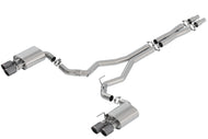 Borla 2018 Ford Mustang GT 5.0L AT/MT 3in Atak Catback Exhaust w/ Valves (Carbon Fiber Black Tip) Catback Borla