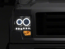 Load image into Gallery viewer, Raxiom 09-14 Ford F-150 G2 Super White LED Halo Projector Headlights- Black Housing- Clear Lens | T542835
