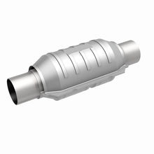 Load image into Gallery viewer, MagnaFlow Conv Univ 3in Inlet/Outlet Center/Center Round 9in Body L x 5.125in W x 13in Overall L
