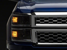 Load image into Gallery viewer, Raxiom 14-15 Chevrolet Silverado 1500 OE Style Headlights/ Chrome Trim- Black - Clear Lens | S169259
