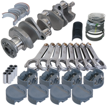 Load image into Gallery viewer, Eagle Pontiac 455 4.500in Crank 6.800in H-Beam -6cc Flat Top 4.155in Pistons Rotating Assembly Eagle
