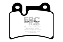 Load image into Gallery viewer, EBC 06-09 Volkswagen Touareg 3.6 (2 pin holes at top of backplate) Ultimax2 Rear Brake Pads Brake Pads - OE EBC   
