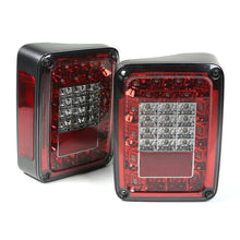 Load image into Gallery viewer, Rugged Ridge Led Tail Light Set Smoke 07-18 Jeep Wrangler Rugged Ridge
