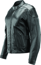 Load image into Gallery viewer, Kuryakyn Leather By River Road Race Leather Jacket Black Womens - Small Jackets - Leather Kuryakyn
