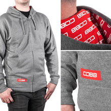 Load image into Gallery viewer, Cobb Grey Zippered Hoodie - Size X-Small Shirts COBB
