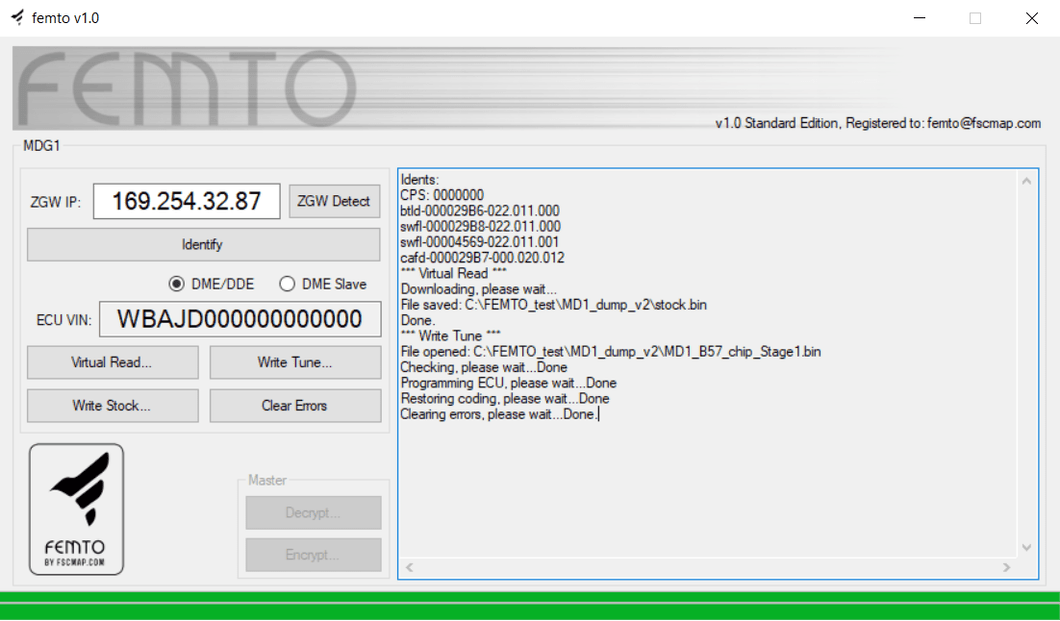 Active Autowerke 16-903 Femto End User - The Ultimate BMW Software Tuning Programmer - ONLY SOLD WITH SOFTWARE