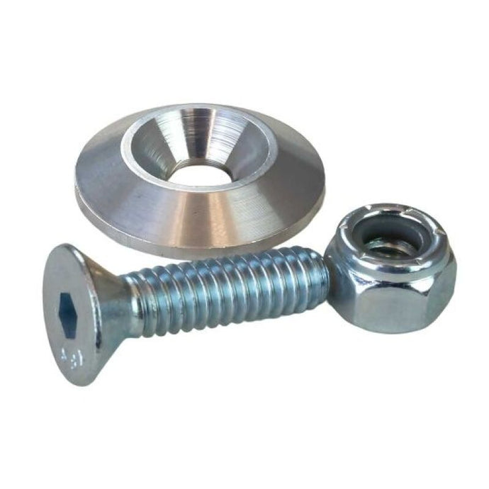 Moroso 1in Taper Washer - Raw (10 Pack w/Hadware) Moroso