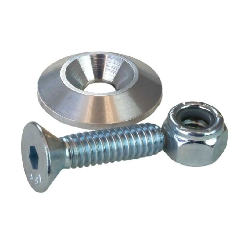 Moroso 1in Taper Washer - Raw (10 Pack w/Hadware) Moroso