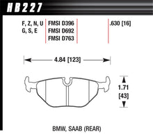 Load image into Gallery viewer, Hawk 92-95 BMW 325iS HT-10 Race Rear Brake Pads Brake Pads - Racing Hawk Performance   

