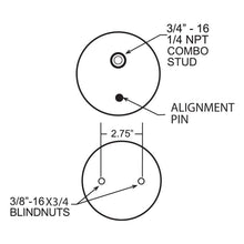 Load image into Gallery viewer, Firestone Air Springs Firestone Ride-Rite Replacement Air Spring 26C 3/4CFOFF 2BN (W217607701)
