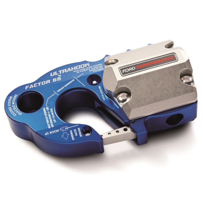 Ford Racing FRPM-1821-UHB Ford Racing Factor 55 UltraHook w/Rope Guard - Blue