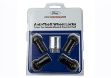 Load image into Gallery viewer, Ford Racing FRPM-1A043-A Ford Racing M14 x 1.5 Black Security Lug Nut Kit - Set of 4
