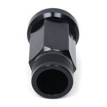 Load image into Gallery viewer, BLOX Racing forged lug nuts 12x1.5mm in black with knurled grip and hex design
