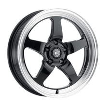 Load image into Gallery viewer, Forgestar Wheels - Cast Forgestar D5 Drag 17x7.0 / 5x114.3 BP / ET06 / 4.25in BS Gloss Black Wheel
