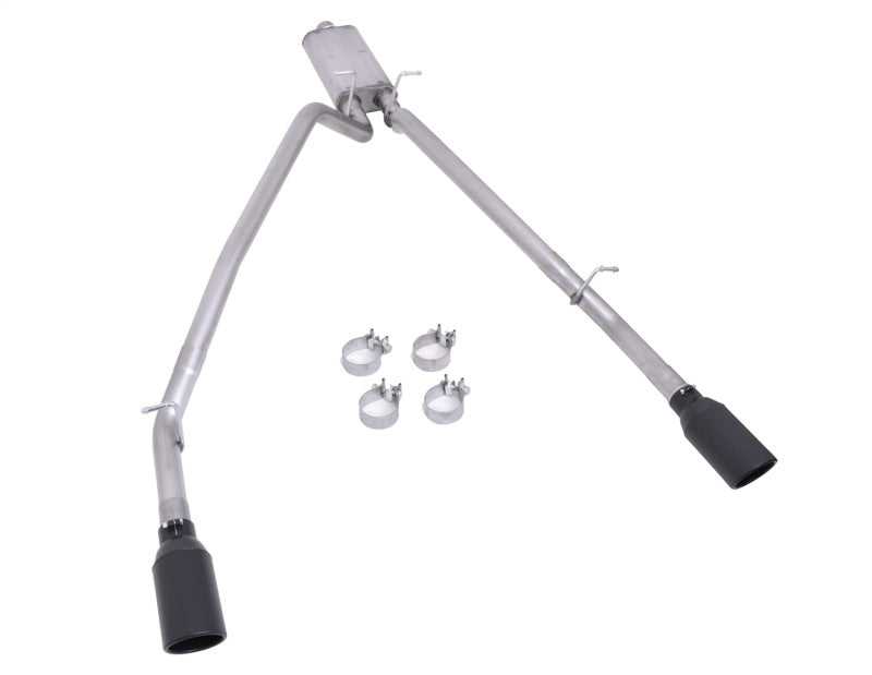 Gibson GIB66573B Gibson 2025 Ram 1500 3.0L I6 DOHC 2.5in Cat-Back Dual Split Exhaust - Black
