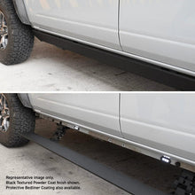 Load image into Gallery viewer, Go Rhino GOR20436680T Go Rhino 19-24 Ram 1500 Quad Cab 4dr E1 Electric Running Board Kit (No Drill) - Bedliner Coating
