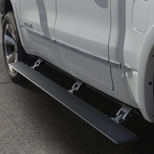 Load image into Gallery viewer, Go Rhino GOR20436680PC Go Rhino 19-24 Ram 1500 Quad Cab 4dr E1 Electric Running Board Kit (No Drill) - Tex. Blk

